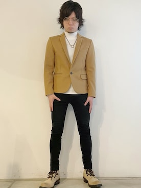 「DETAILS（ディテールズ）のアイテム」を使った、tatsuokikimuraさん（メンズ・170cm）の春コーディネート