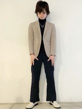 GUILD PRIME - 34　ギルドプライム　ハーフスリーブニット GUILD PRIME（ギルドプライム）の「【GUILD PRIME】WOMENS