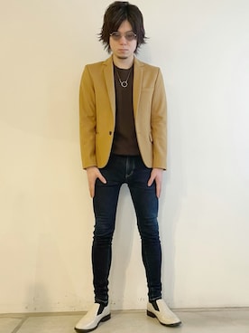 「DETAILS（ディテールズ）のアイテム」を使った、tatsuokikimuraさん（メンズ・170cm）の冬コーディネート