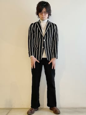 「Blue Standard （ブルースタンダード）のアイテム」を使った、tatsuokikimuraさん（メンズ・170cm）の冬コーディネート