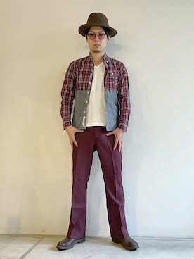 「TOMMY（トミー）のアイテム」を使った、tatsuokikimuraさん（メンズ・170cm）の秋コーディネート