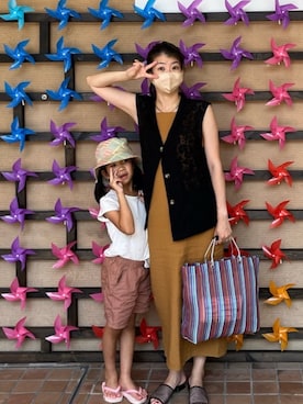 「MARNI（マルニ）のアイテム」を使った、ワーママ絵本講師まあよさん（骨格ウェーブ・レディース・161cm）の夏コーディネート