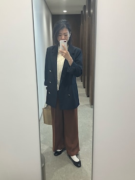 「&. NOSTALGIA（アンドドットノスタルジア）のアイテム」を使った、ワーママ絵本講師まあよさん（骨格ウェーブ・レディース・161cm）の夏コーディネート