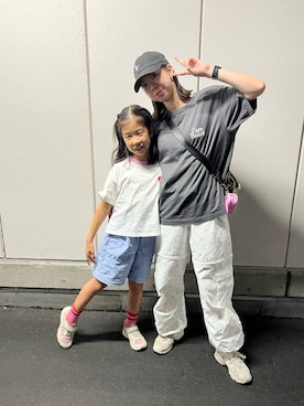 「MOUSSY（マウジー）のアイテム」を使った、ワーママ絵本講師まあよさん（レディース・161cm）の夏コーディネート