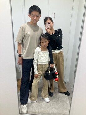 「MOUSSY（マウジー）のアイテム（Tシャツ/カットソー）」を使った、ワーママ絵本講師まあよさん（レディース・161cm）の秋コーディネート