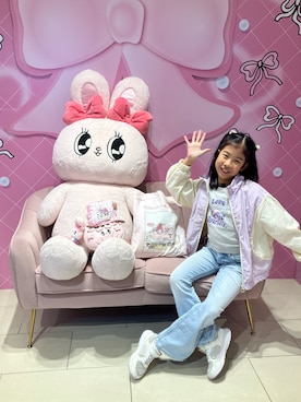 「GU（ジーユー）のアイテム（バッグ）」を使った、ワーママ絵本講師まあよさん（レディース・161cm）の春コーディネート