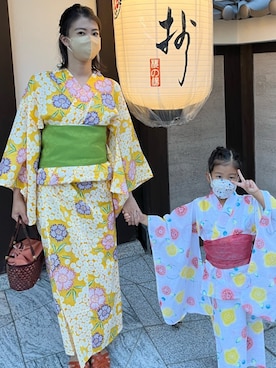 「TENTO（テント）のアイテム」を使った、ワーママ絵本講師まあよさん（レディース・161cm）の夏コーディネート