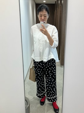 ワーママ絵本講師まあよさん（骨格ウェーブ・レディース・161cm）の秋コーディネート