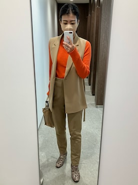 「SESTO（セスト）のアイテム（ブーツ）」を使った、ワーママ絵本講師まあよさん（レディース・161cm）の冬コーディネート