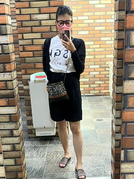 「MSGM（エムエスジーエム）のアイテム」を使った、ワーママ絵本講師まあよさん（レディース・161cm）の夏コーディネート
