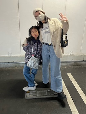 「BASEMENT online（ベースメントオンライン）のアイテム」を使った、ワーママ絵本講師まあよさん（レディース・161cm）の冬コーディネート