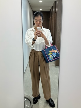 ワーママ絵本講師まあよさん（骨格ウェーブ・レディース・161cm）の秋コーディネート