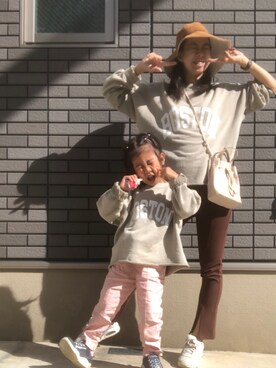 「cocoa（ココア）のアイテム」を使った、ワーママ絵本講師まあよさん（レディース・161cm）の秋コーディネート