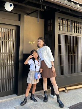 ワーママ絵本講師まあよさん（骨格ウェーブ・レディース・161cm）の秋コーディネート