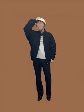「LiNoH（リノー）のアイテム（その他パンツ）」を使った、taichiさん（メンズ・170cm）の秋コーディネート