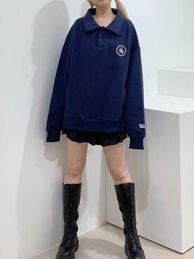 「crump（クランプ）のアイテム」を使った、crumpさん（レディース・163cm）の冬コーディネート