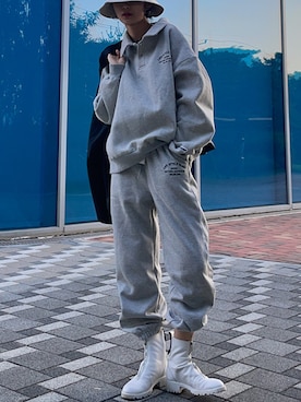 「crump（クランプ）のアイテム」を使った、crumpさん（レディース・165cm）の秋コーディネート