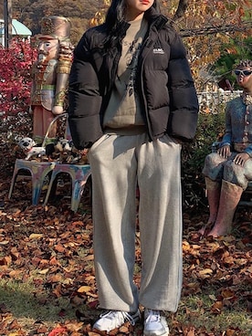 「crump（クランプ）のアイテム」を使った、crumpさん（レディース・158cm）の冬コーディネート