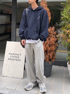 「crump（クランプ）のアイテム」を使った、crumpさん（メンズ・176cm）の秋コーディネート