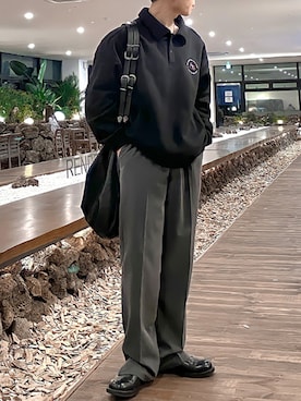 「crump（クランプ）のアイテム」を使った、crumpさん（メンズ・172cm）の冬コーディネート