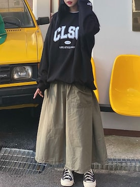 「crump（クランプ）のアイテム」を使った、crumpさん（レディース・163cm）の冬コーディネート