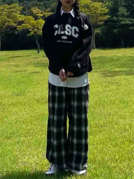 「crump（クランプ）のアイテム」を使った、crumpさん（レディース・162cm）の冬コーディネート