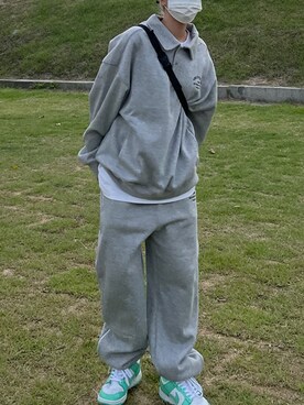 「crump（クランプ）のアイテム」を使った、crumpさん（レディース・161cm）の冬コーディネート