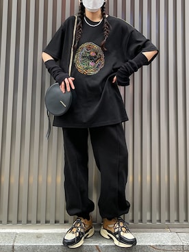 「crump（クランプ）のアイテム」を使った、crumpさん（レディース・160cm）の冬コーディネート