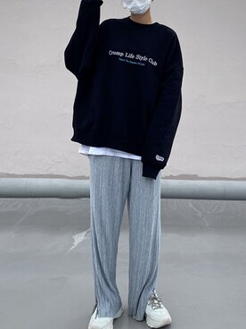 「crump（クランプ）のアイテム」を使った、crumpさん（レディース・167cm）の冬コーディネート