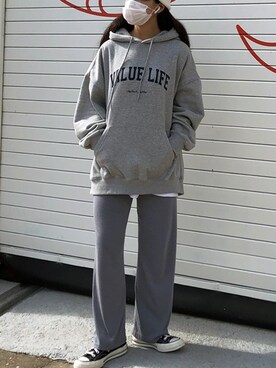 「crump（クランプ）のアイテム」を使った、crumpさん（レディース・158cm）の冬コーディネート