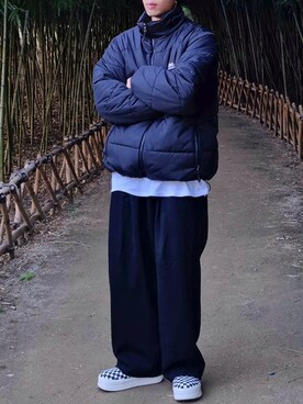 「crump（クランプ）のアイテム」を使った、crumpさん（メンズ・173cm）の秋コーディネート