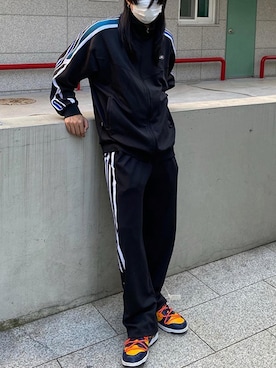 「韓国」｜「アイテム（ブルゾン）」を使った、crumpさん（メンズ・174cm）の冬コーディネート