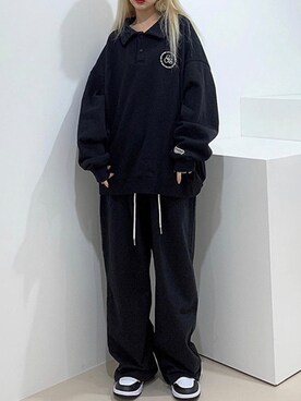 「crump（クランプ）のアイテム」を使った、crumpさん（レディース・163cm）の冬コーディネート