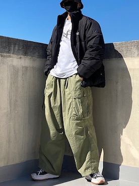 「crump（クランプ）のアイテム」を使った、crumpさん（メンズ・179cm）の冬コーディネート