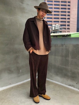 張さん（メンズ・172cm）の春コーディネート