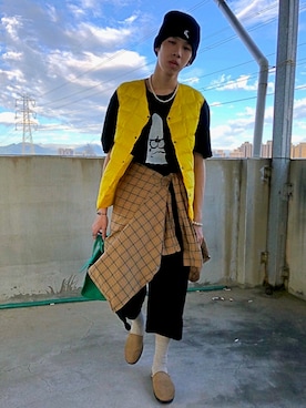 張さん（メンズ・172cm）の冬コーディネート