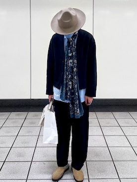 張さん（メンズ・172cm）の春コーディネート