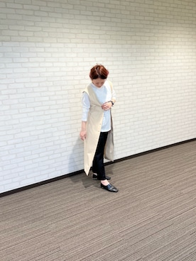 「Te chichi TERRASSE（テチチテラス）のアイテム（その他シューズ）」を使った、YUKIさん（レディース・160cm）の春コーディネート