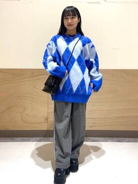 anzさん(レディース・148cm)の冬コーディネート