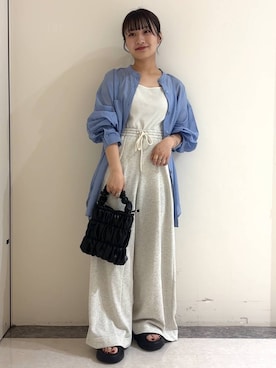 「アイテム（キャミソール）」を使った、anzさん（レディース・148cm・10代）の夏コーディネート