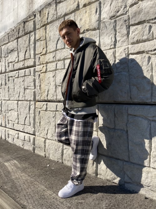 Hisamoto Ootsuka Alphaのma 1を使ったコーディネート Wear