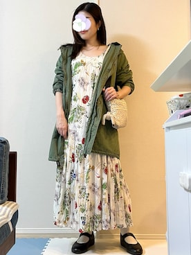 「Wordtrobe（ワードトローブ）のアイテム」を使った、ぺこ絵@ちょっとお休みさん（レディース・159cm）の春コーディネート