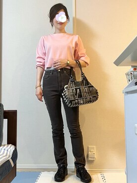 「HAKKA（ハッカ）のアイテム」を使った、ぺこ絵@ちょっとお休みさん（レディース・159cm）の夏コーディネート