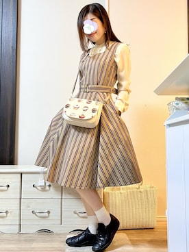 ドレス ベージュ系 を使った人気ファッションコーディネート Wear