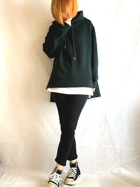 「DHOLIC（ディーホリック）のアイテム（ファッション雑貨）」を使った、そら🐈さん（レディース・160cm）の秋コーディネート