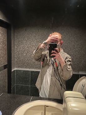 「PLEASURES（プレジャー）のアイテム（ジャケット/アウター）」を使った、nippar28さん（メンズ・170cm）の秋コーディネート