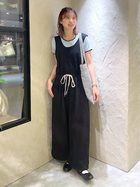「LOWRYS FARM（ローリーズファーム）のLFガラトートBAG 284403（トートバッグ、その他）」を使った、MIKAさん（レディース・165cm）の春コーディネート