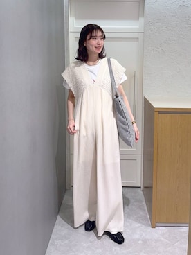 「LOWRYS FARM（ローリーズファーム）のLFガラトートBAG 284403（トートバッグ、その他）」を使った、MIKAさん（レディース・165cm）の春コーディネート