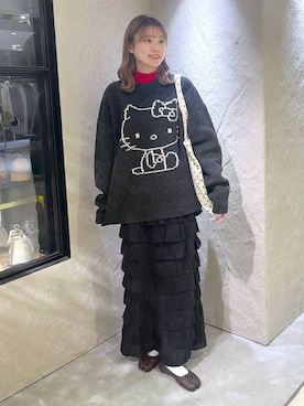 「アイテム（トートバッグ、その他）」を使った、MIKAさん（レディース・165cm）の秋コーディネート