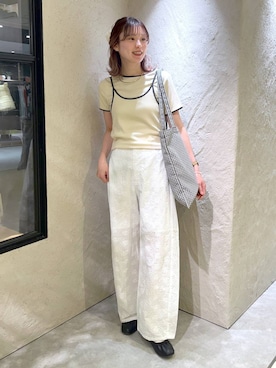 「LOWRYS FARM（ローリーズファーム）のLFガラトートBAG 284403（トートバッグ、その他）」を使った、MIKAさん（レディース・165cm）の春コーディネート